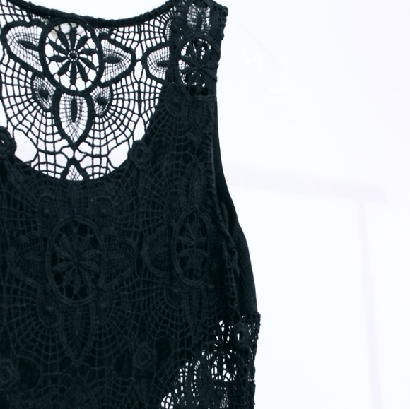 Black Lace Dress - Picture 2 of 3